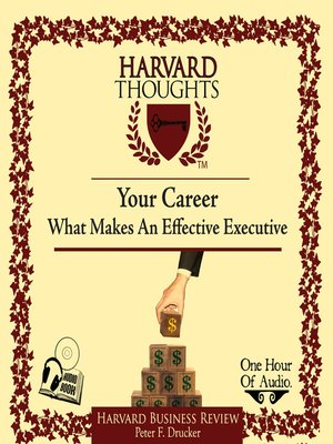 cover image of What Makes an Effective Executive